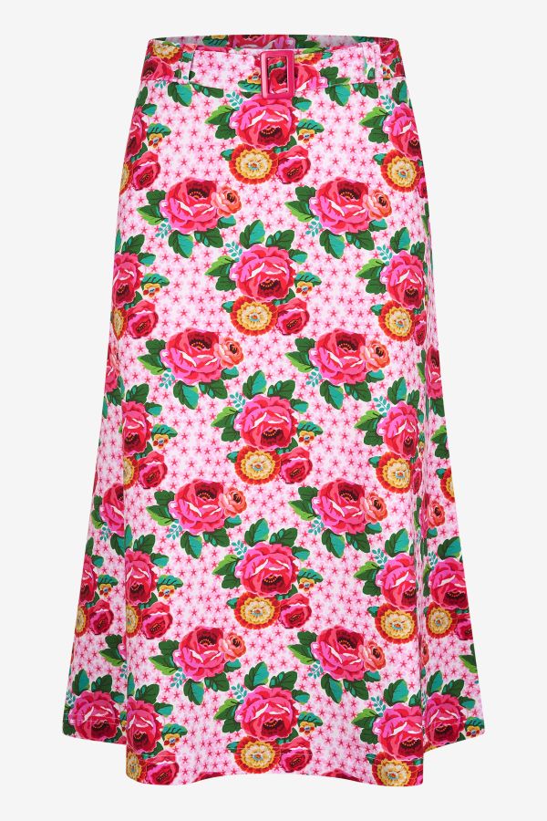 Belt Skirt Lush Roses