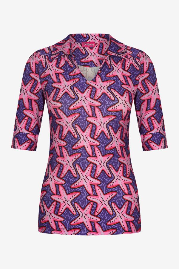 Shirt Nellie Starfish Purple