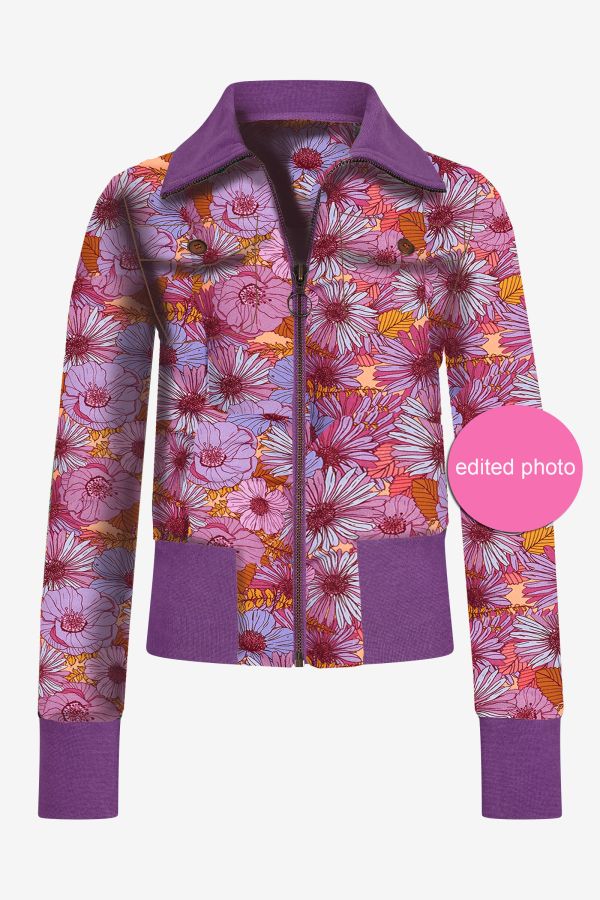 Jacket Tosti Floral Purple